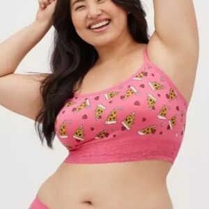 Torrid Seamless Lace Band Bralette Sz00